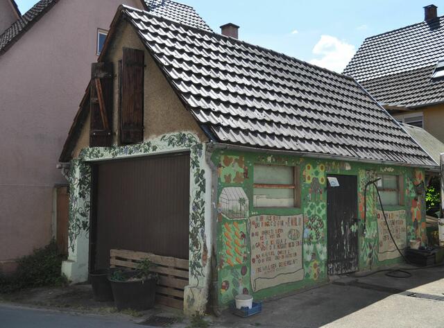 Bemaltes Haus in Hausen an der Zaber | Foto: Daniela Somers