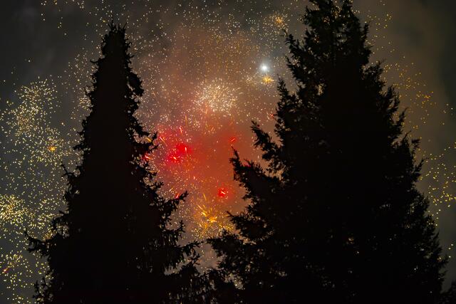 Feuerwerk an Silvester | Foto: Helga Rosenberger