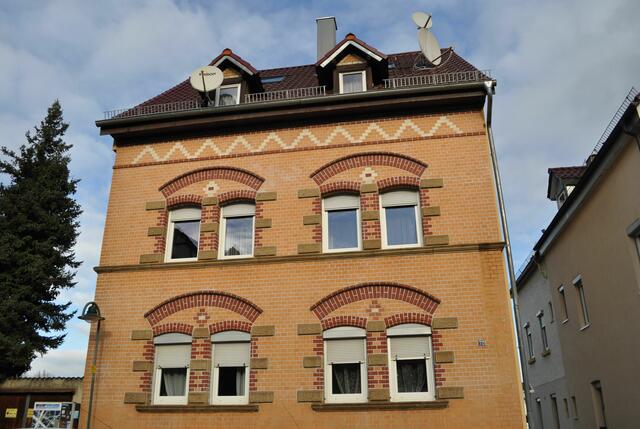 Eppinger Str. 72. Erbaut im Jahr 1900. Auch hier hat Adolf Stegmüller die Pläne dafür erstellt.  Im Jahr 1900 wurde wohl ein ganzer Strassenzug gebaut und alles mit den Plänen von Adolf Stegmüller. Finde ich ziemlich beachtlich! | Foto: Daniela Somers