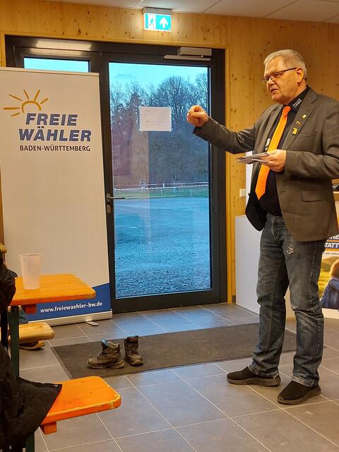 Stellvertretender Bezirksvorsitzender Nord-Württemberg, Friedrich Ludwig | Foto: Harald Kubitzki