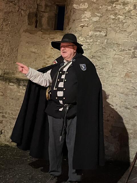 Thomas, der humorvolle Nachtwächter. | Foto: privat Walter Pfenning