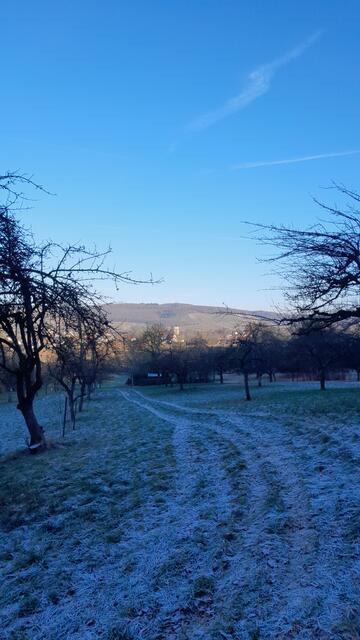 wo die Sonne nicht hin kommt ist es richtig frostig | Foto: WandernGabyErich