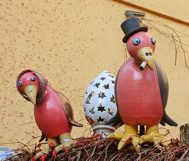 Hübsche Deko einer Töpferei.  | Foto: sigischlottke