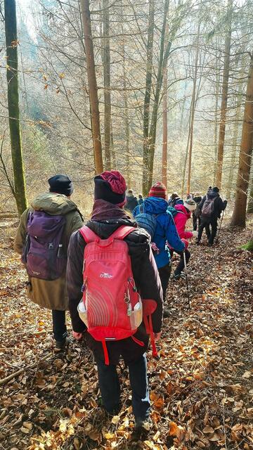 Abstieg in die Dautenklinge. | Foto: Isolde Reitz