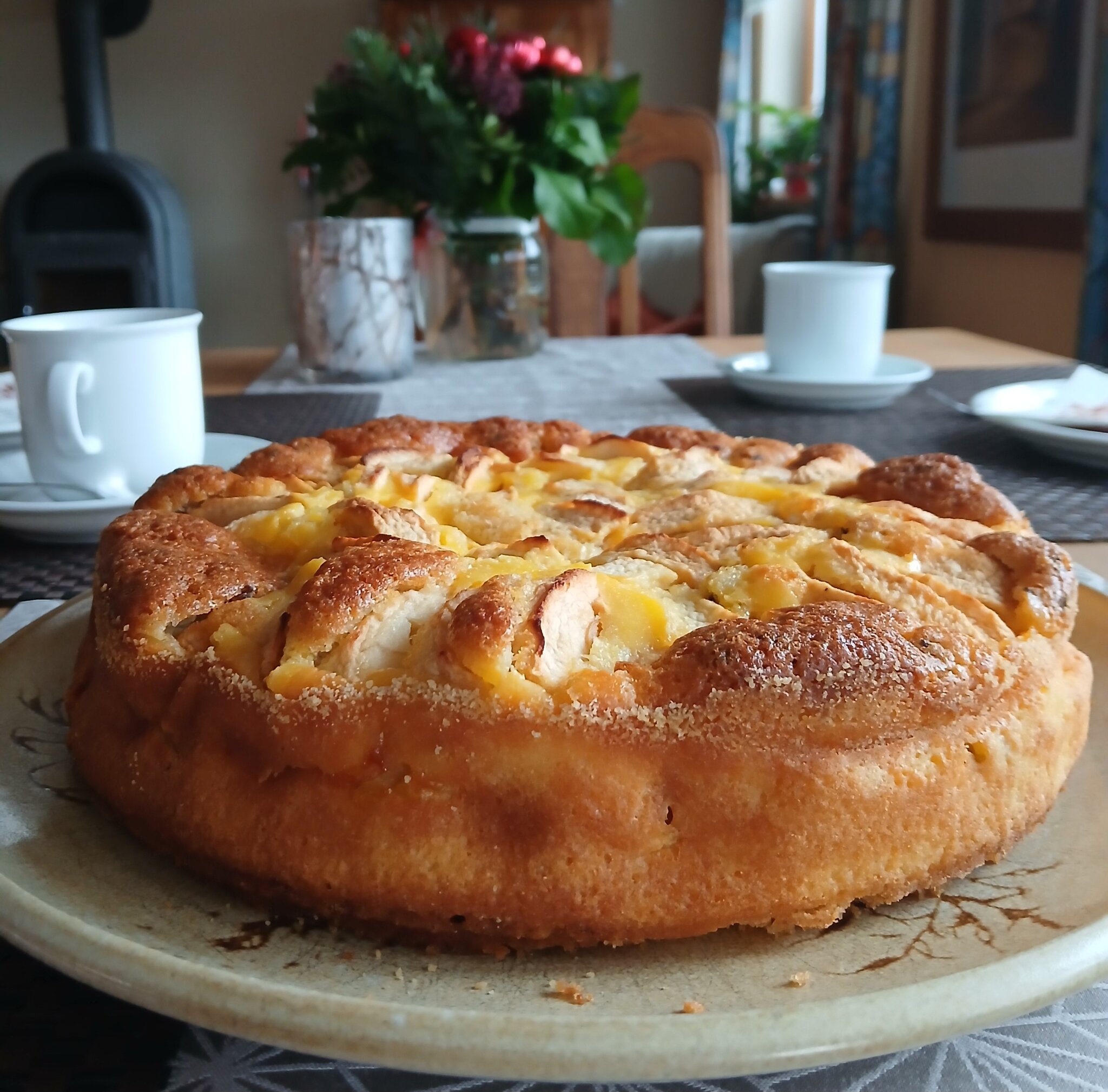Lecker Kuchen backen: 🍎 Schoko-Apfel-🍎-kuchen mit Eierlikör-Guss ...