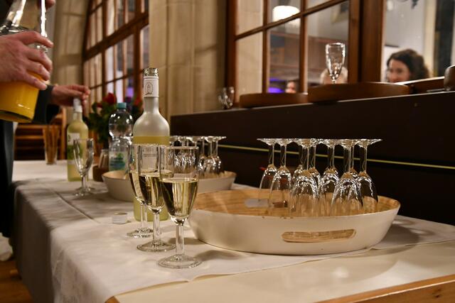 Hinterher ein kleiner Umtrunk um Gespräche zu führen | Foto: JuKo