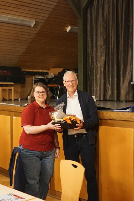 Verabschiedung von Kassier Bernd Zimmer | Foto: Buck