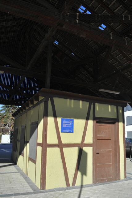 Wiegehalle mit Überdachung. | Foto: Daniela Somers