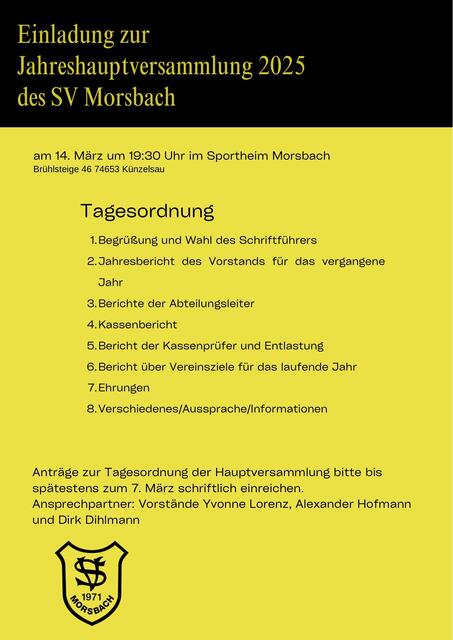 Foto: Sportverein Morsbach e.V. 1971 