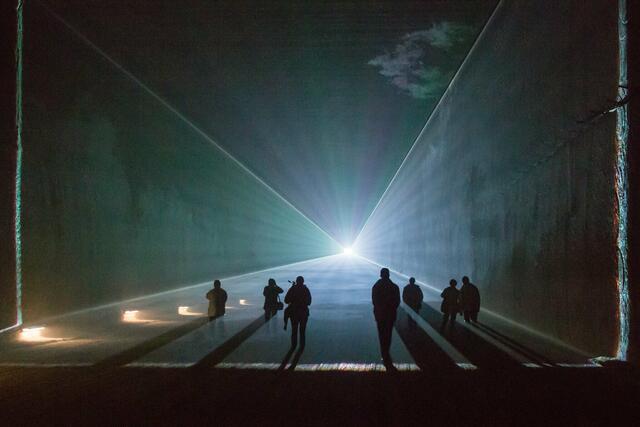 Magisch: Das Tor zu einer anderen Welt? Nein, dieses Foto wurde im Salzbergwerk in Bad Friedrichshall aufgenommen. | Foto: Uschi Pohl