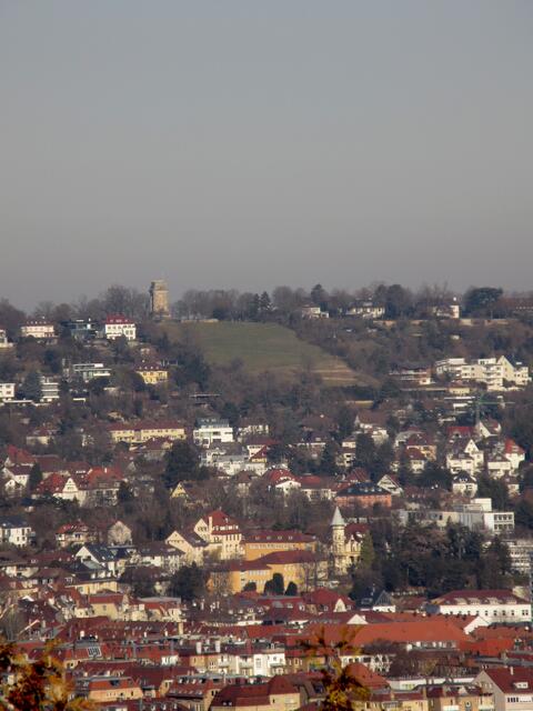 Der Bismarckturm, eines der nächsten Ziele im Stuttgarter Norden | Foto: WandernGabyErich