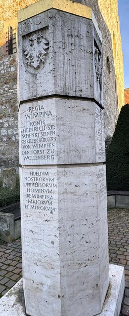 Wo steht diese Säule
vor dem Steinhaus | Foto: Heide Böllinger aus Bad Friedrichshall