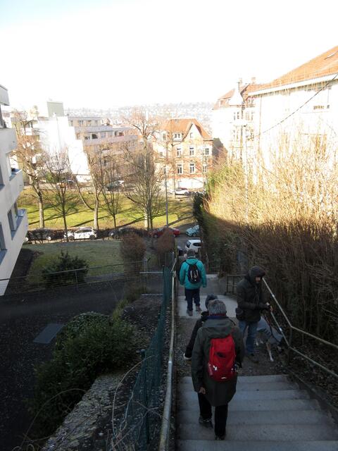 Über die Rotebühl Staffel wieder hinunter | Foto: WandernGabyErich