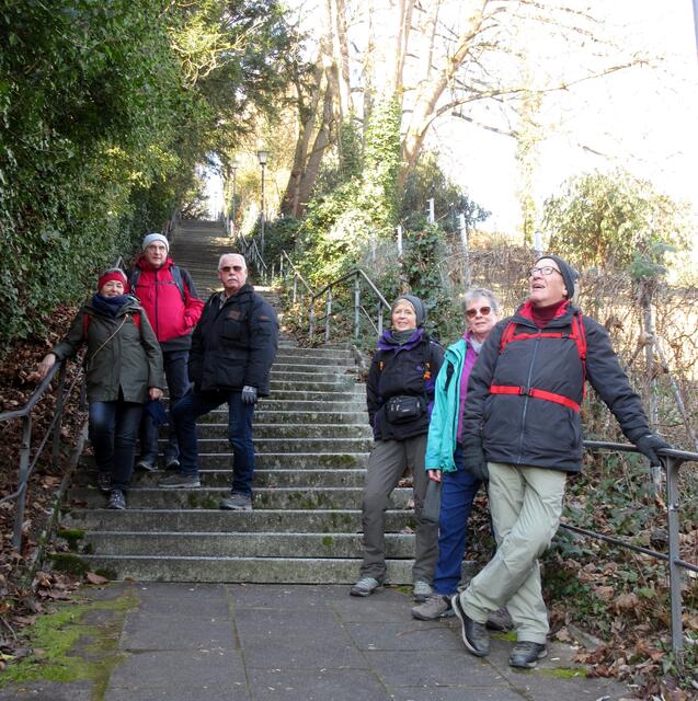 Das Foto war eine gute Gelegenheit kurz zu Verschnaufen | Foto: WandernGabyErich