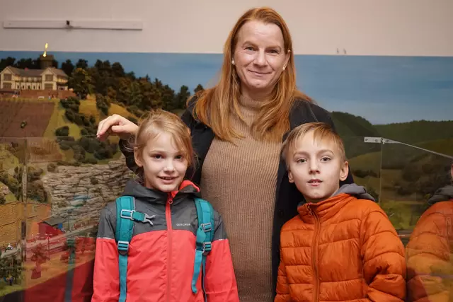 Wiederholungstäter --- und nicht weniger begeistert -- alle drei! | Foto: Eisenbahnclub-Heilbronn e.V. Helmut Epp