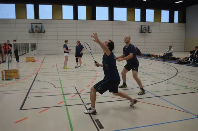 das 2te Herrendoppel mit Philipp Schwara / Tim Saur | Foto: E. Rosendorf