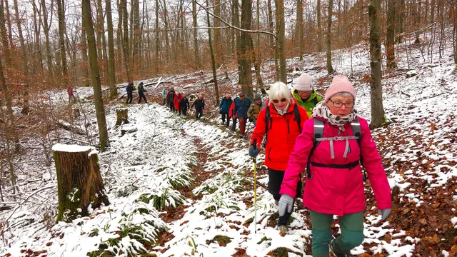 Matschiger Anstieg auf dem Söhlbachtrail. | Foto: Isolde Reitz