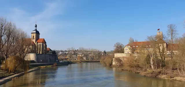 Blick von der Alten Neckarbrücke zur Regiswindiskirche und zum Rathaus | Foto: privat Sibylle Tröber
