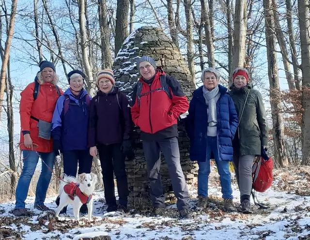 Gut lachen haben sie, jetzt ist es jedem warm geworden da herauf | Foto: WandernGabyErich