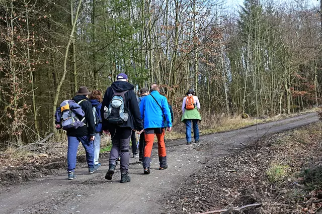 Der lange Aufstieg brachte uns ins schwitzen. | Foto: Michael Harmsen
