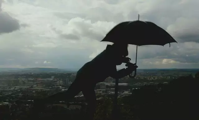 Auf dem Wartberg - Mary Poppins!? | Foto: JuKo
