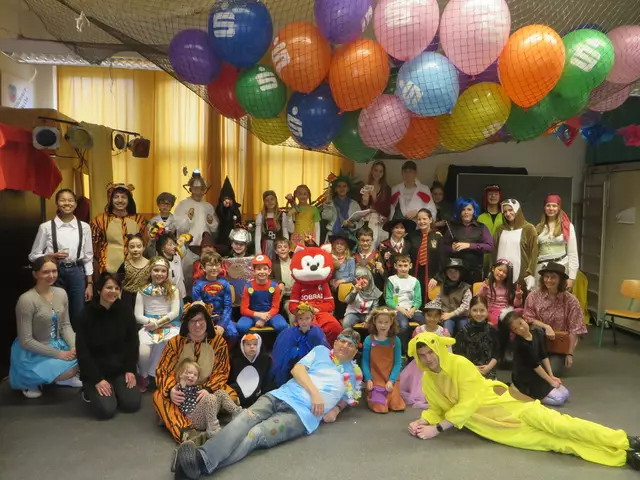Gruppenbild beim Kinderfasching der Stadtkapelle Öhringen | Foto: Harald Weidmann