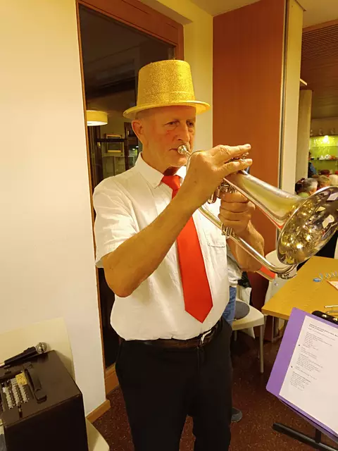 Die führende Stimme bei den Kollektivimprovisationen, geblasen von Michael Jaszowski mit Trompete und Flügelhorn, war nicht zu überhören. | Foto: privat