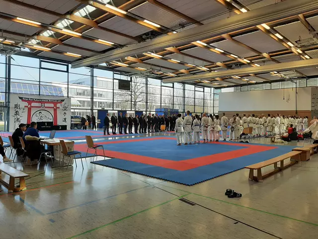Begrüßung bei der Landesmeisterschaft in der Hardwaldhalle in Eppingen | Foto: Karateverein Eppingen