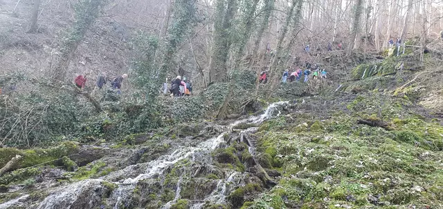 Am Wasserfall entlang stetig nach oben. | Foto: privat Sibylle Tröber