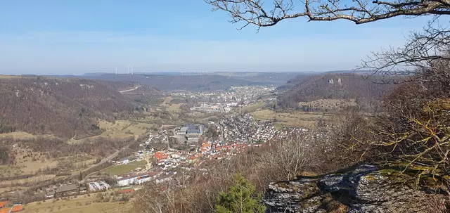 Blick auf Bad Überkingen und im Hintergrund Geislingen | Foto: privat Sibylle Tröber