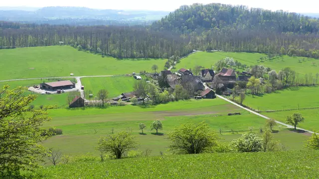 26.04.2021 Blick auf das Gehöft von oben | Foto: Martin Feucht
