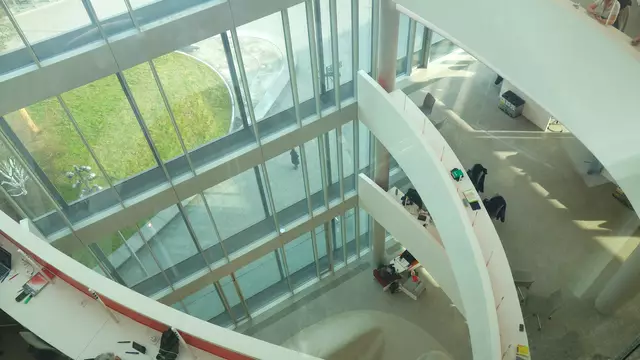 Ein besonderer Hingucker war die Treppenhausspirale. | Foto: Isolde Reitz