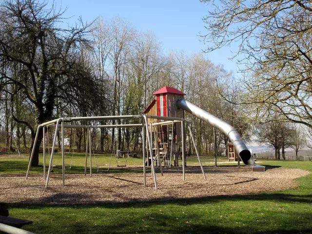 Großer, gepflegter Spielplatz beim Dahenfelder Bahnhöfle | Foto: WandernGabyErich