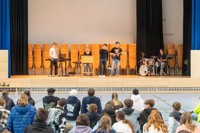 Schülerband „Tripple-M-V-P“ | Foto: Alexander Morawe