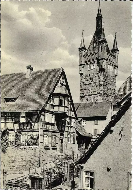 Poststempel vom 28.06.1963  | Foto: Hersteller und Verlag Schöning &amp; Co. 