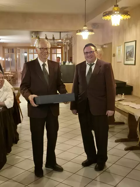 v.l. Helmut Ottenbach 65 jähriges Jubiläum  | Foto: Michael Müller 