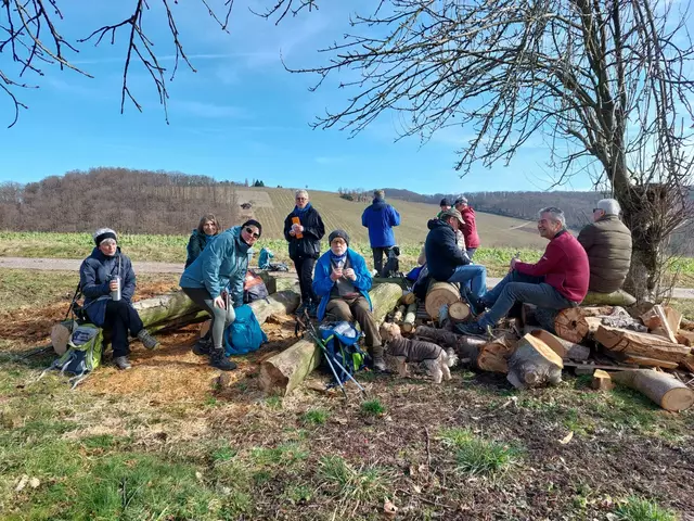 Die "Wegelagerer" machen ein Päuschen 😄 | Foto: Ute Schmalz 