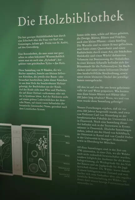 Erklärung zur Holzbibliothek | Foto: Daniela Somers