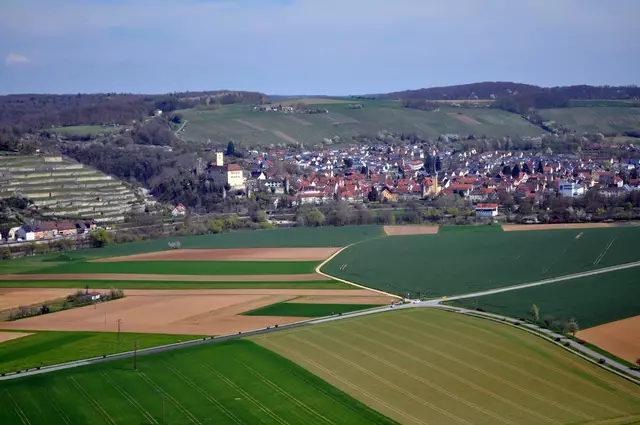 Blick vom Bergfried auf Burg Horneck | Foto: Daniela Somers