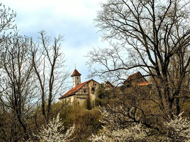 Lobenhausen mit seiner Burg in Sicht. | Foto: Isolde Reitz