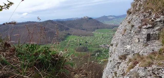 Erster Blick auf Burg Hohenneuffen | Foto: privat Sibylle Tröber