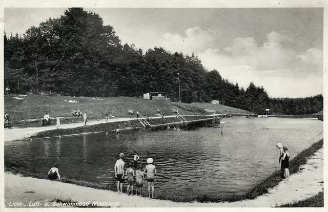 Freibad Wüstenrot ca. 1930 | Foto: peter dietrich