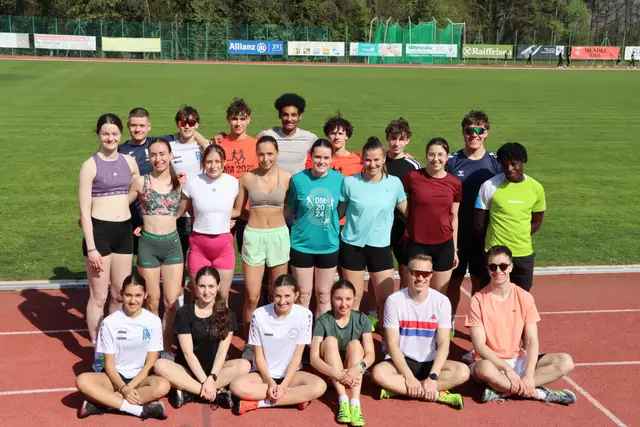 Trainingslager mit ca. 20 Athleten von U16 bis Aktive | Foto: Eigenes Bild