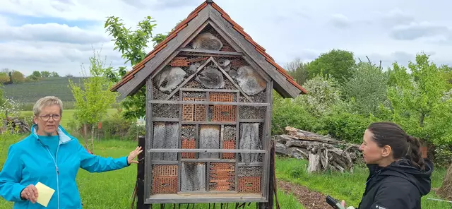 Frau Abendschein in Ihrem Element | Foto: Monika Breusch