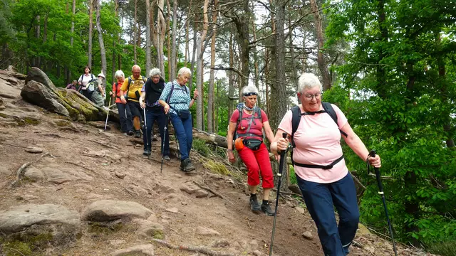 Abstieg zur Landauer Hütte. | Foto: Isolde Reitz