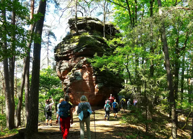 Der "Jüngstbergfelsen" in Sicht. | Foto: Isolde Reitz