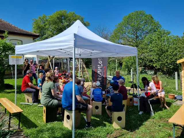 Jedes Jahr ist Ulli Baral von Los Trommlos beim Familientag der Apis mit seinen Cajons am Start und trommelt zu coolen Hits. | Foto: Jochen Baral
