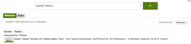 In der Suche findest du unter anderem die Themen, die dich interessieren. | Foto: HSt Grafik