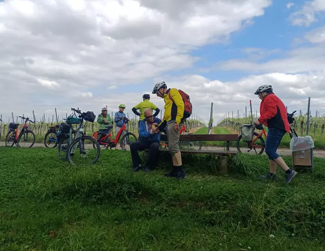 Letzte Pause am Neckar | Foto: E. Rosendorf