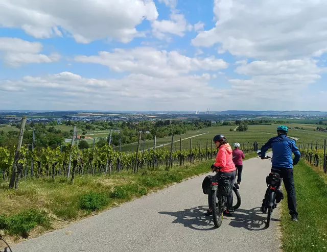 Vor der Abfahrt nochmals tolle Ausblicke | Foto: E. Rosendorf